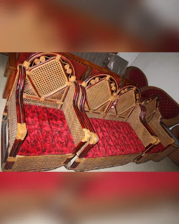 Cane Sofa set - 4 Seater