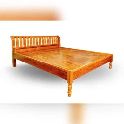 Wooden Cot - Queen Size