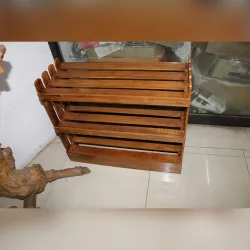 Wooden Shoe Rack